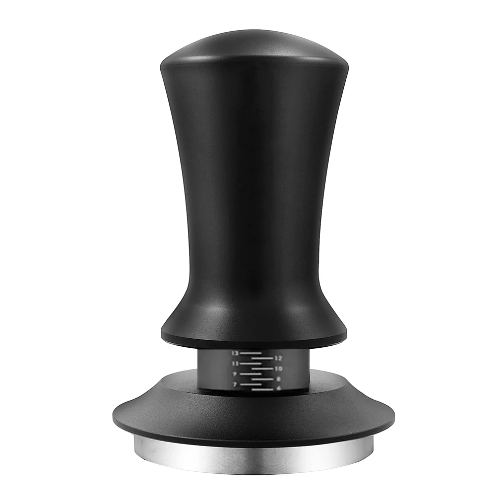 EspressoHandTamperBaristaCoffeeTamperwithCalibratedSpringFlatStainlessSteelBase