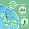 Swimbobo New Style Child Inflatable Dinosaur Cute Swimming Seat Boat Floating Kid Water Toy Baby Swim Rings Pool Float Summer 3