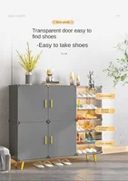 Modern Foldable Cabinets Of Home Living Corridor Multilayer Dust Proof Shoe Storage Rack For Your Room Simplicity Hallway Shelf 5