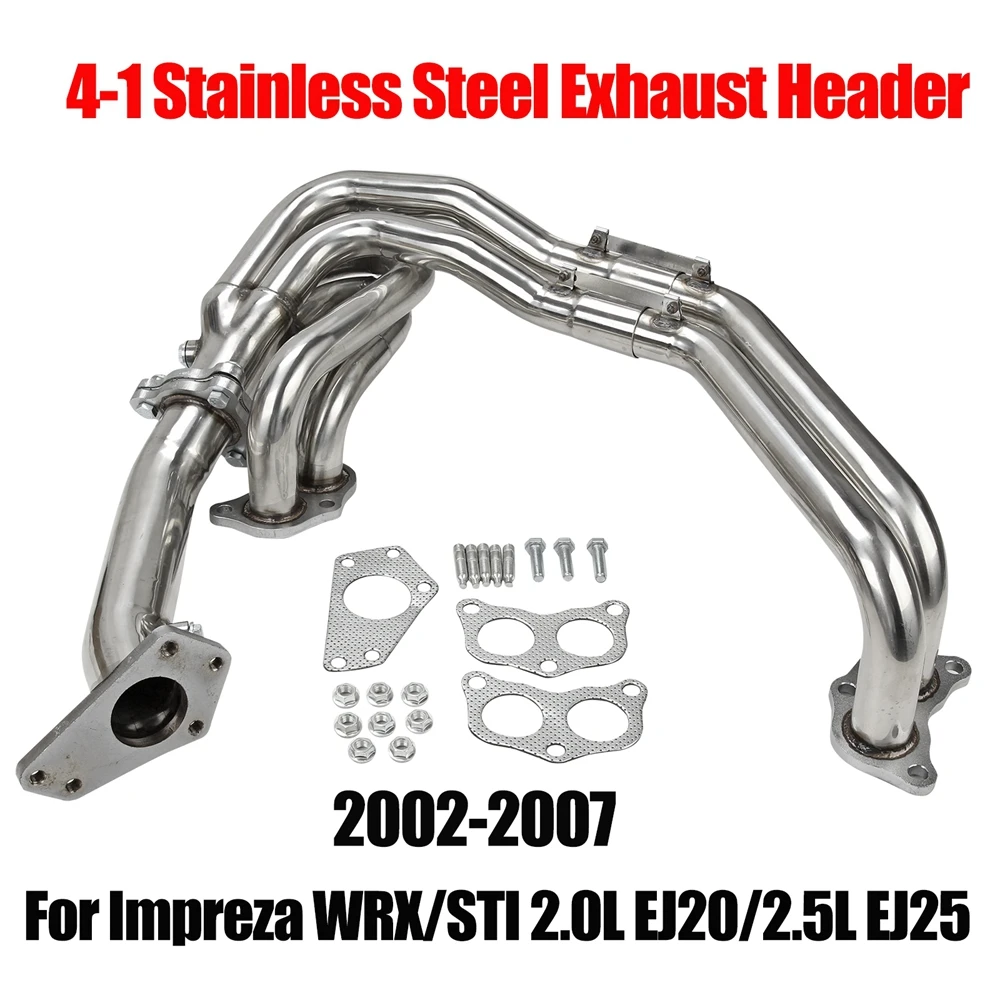 Stainless Steel Exhaust Header Manifold For impreza WRX/STI 2.0 LE20/2.