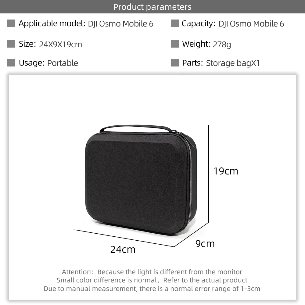 Drone Accessories Drone Storage Bag DJI Case Handbag Case Storage Bag For DJI OM 6 Portable Carrying Box For Osmo Mobile 6 Handheld Gimbal