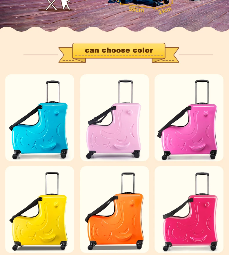 RideOn Suitcase CarryOn Luggage For Kids 20", 24" Ride On Toys