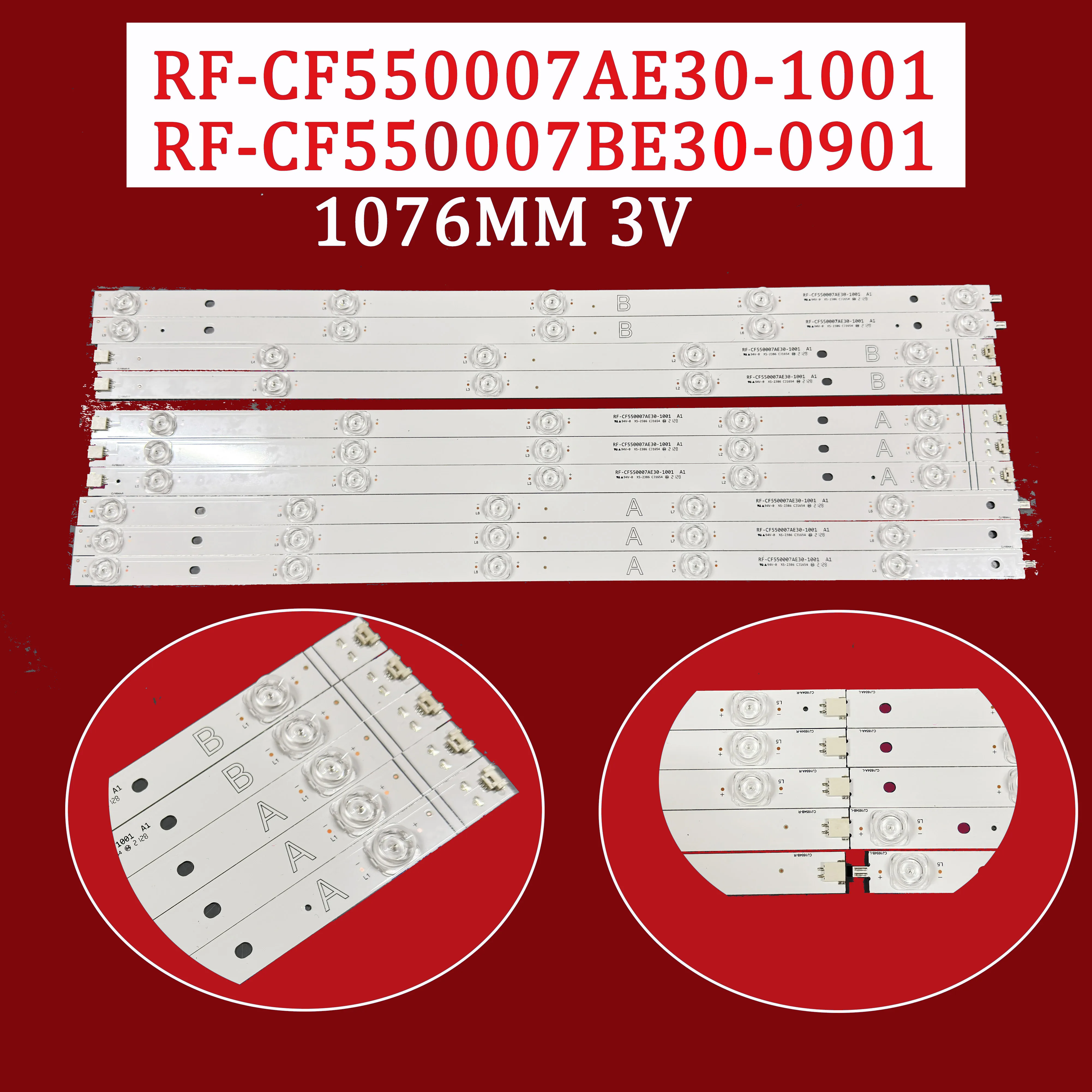 LED backlight RF-CF550007AE30-1001 A1 for 55UK4B63DB TX
