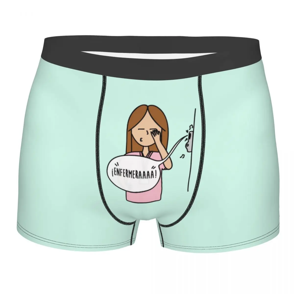 

Enfermera En Apuros Doctor Nurse Medical Underwear Men Sexy Printed Custom Boxer Briefs Shorts Panties Soft Underpants