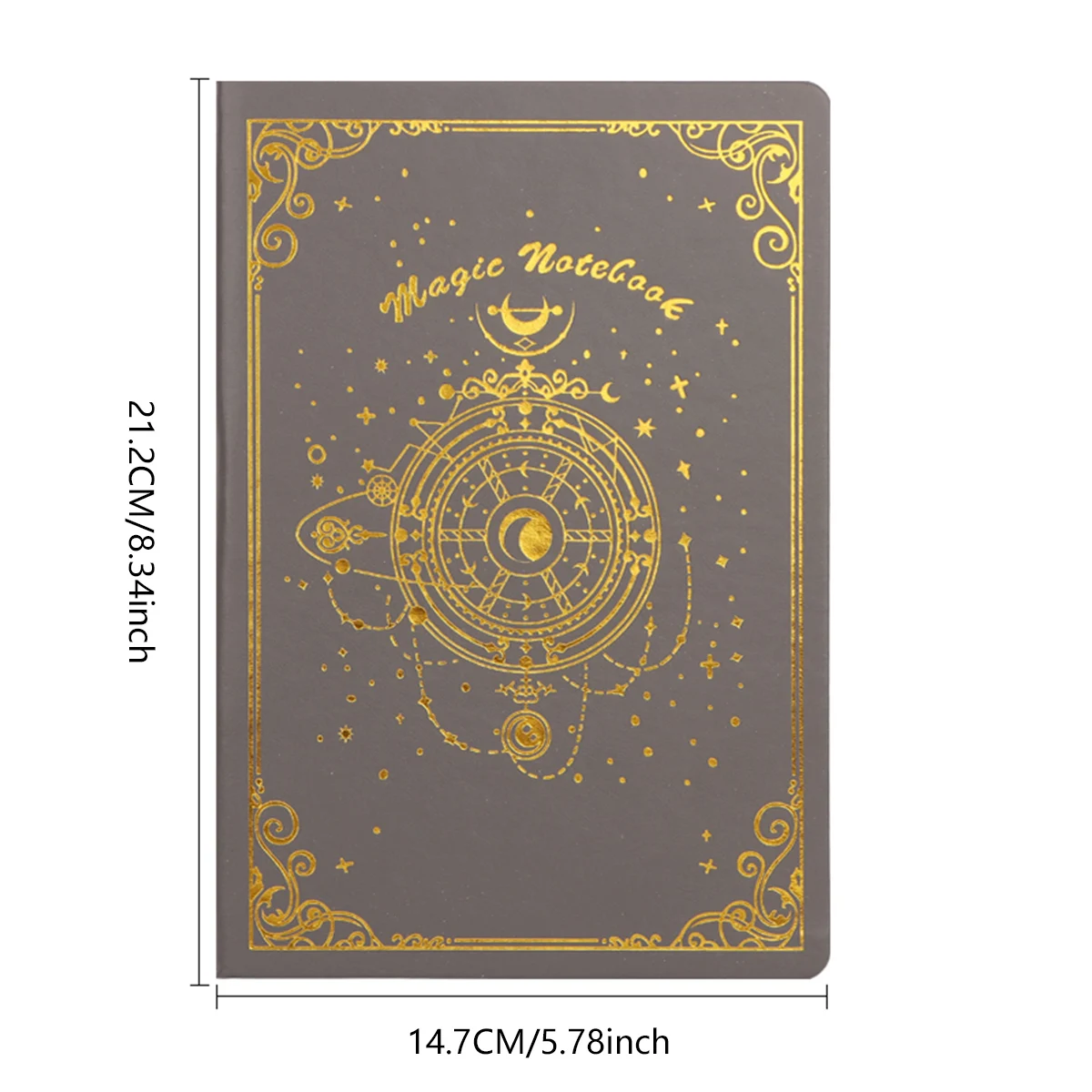 Blank Inner Page PU Magic Notebook