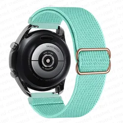 Versatile Nylon Elastic Wristband Bracelet - 20mm/22mm Strap - 20mm (Mint green)