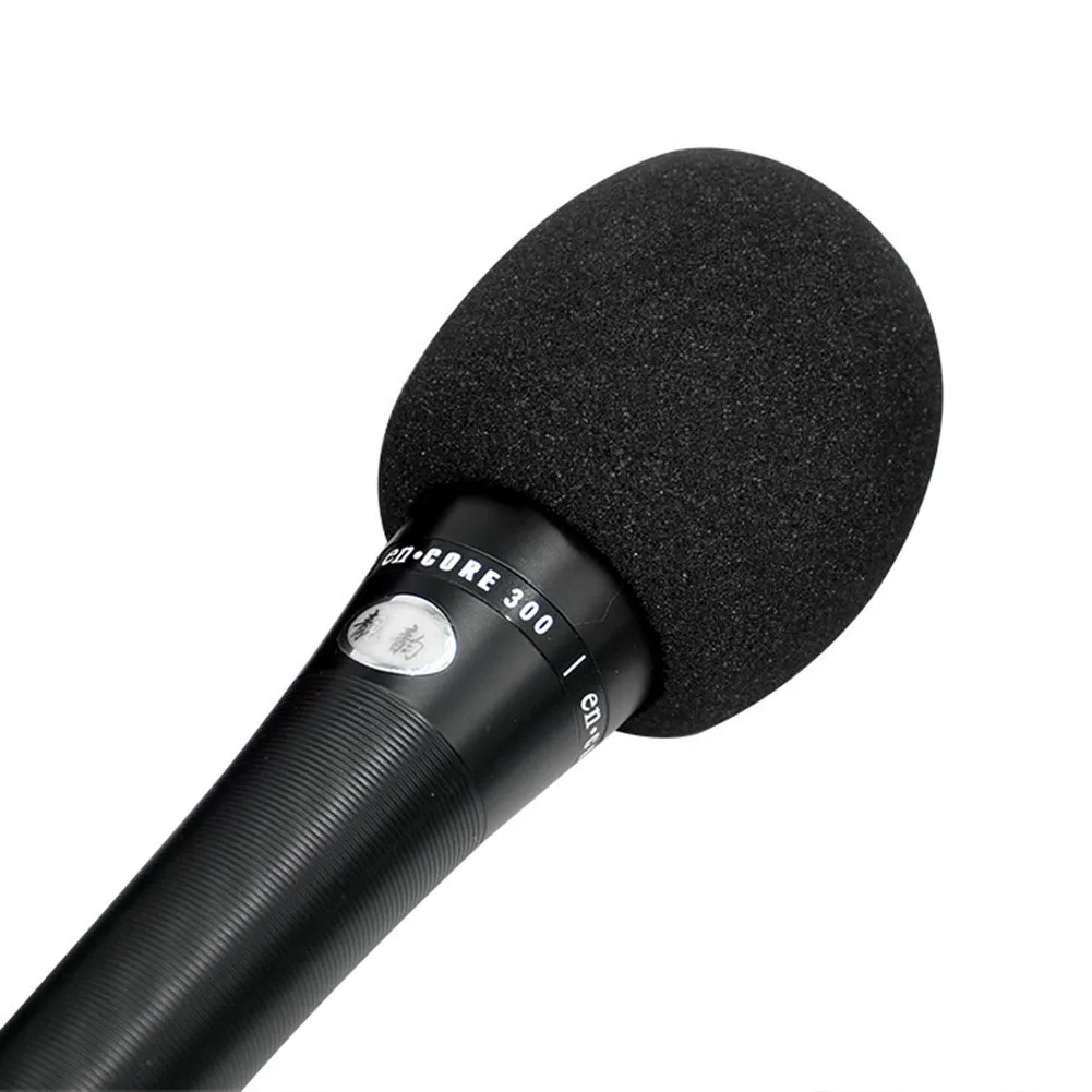 

5Pcs Microphone Windshield Sponge Cover Handheld Microphone Foam Cover Protective Cap Lapel Earphone Microphone Accessories