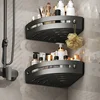 3 - Tier Corner Shower Caddy for Space - Saving: Wall - Mounted, Easy Install (No - Drill), Made of Durable ABS Plastic 5