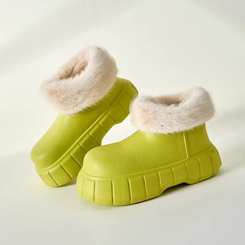 Waterproof Snow Boots Winter Women Warm Plush Cotton Shoes Lightweight Platform Girls Fashion Non-slip Booties 2023 New Shoesr