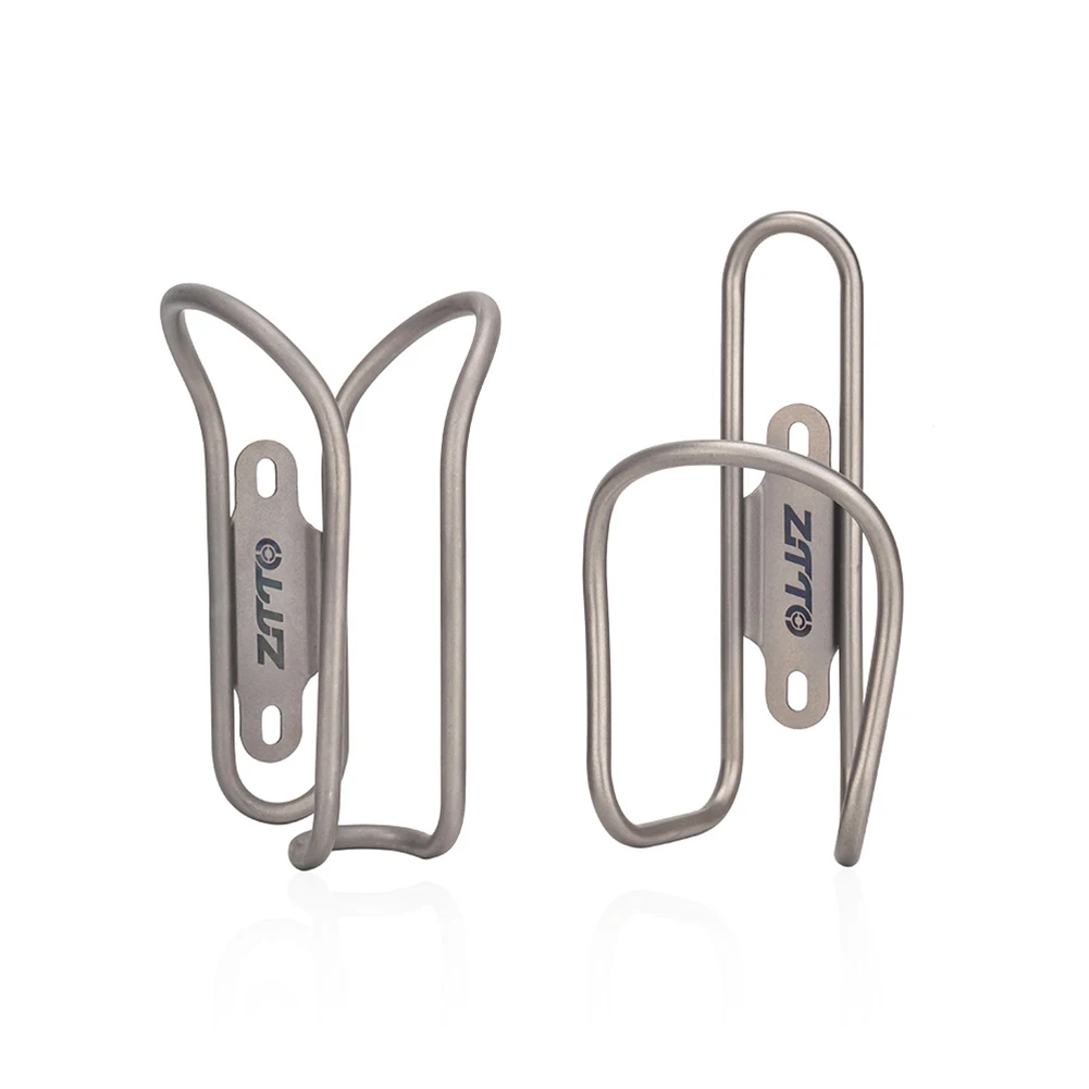 Bicycle Water Bottle Cage Bicycle Bottle Holder Water Bottle Holder 1pc Ti Alloy Water Bottle Mountain Bike Water Bottle Holder Cup Hollow Titanium Tube Bicycle Cages Accessories