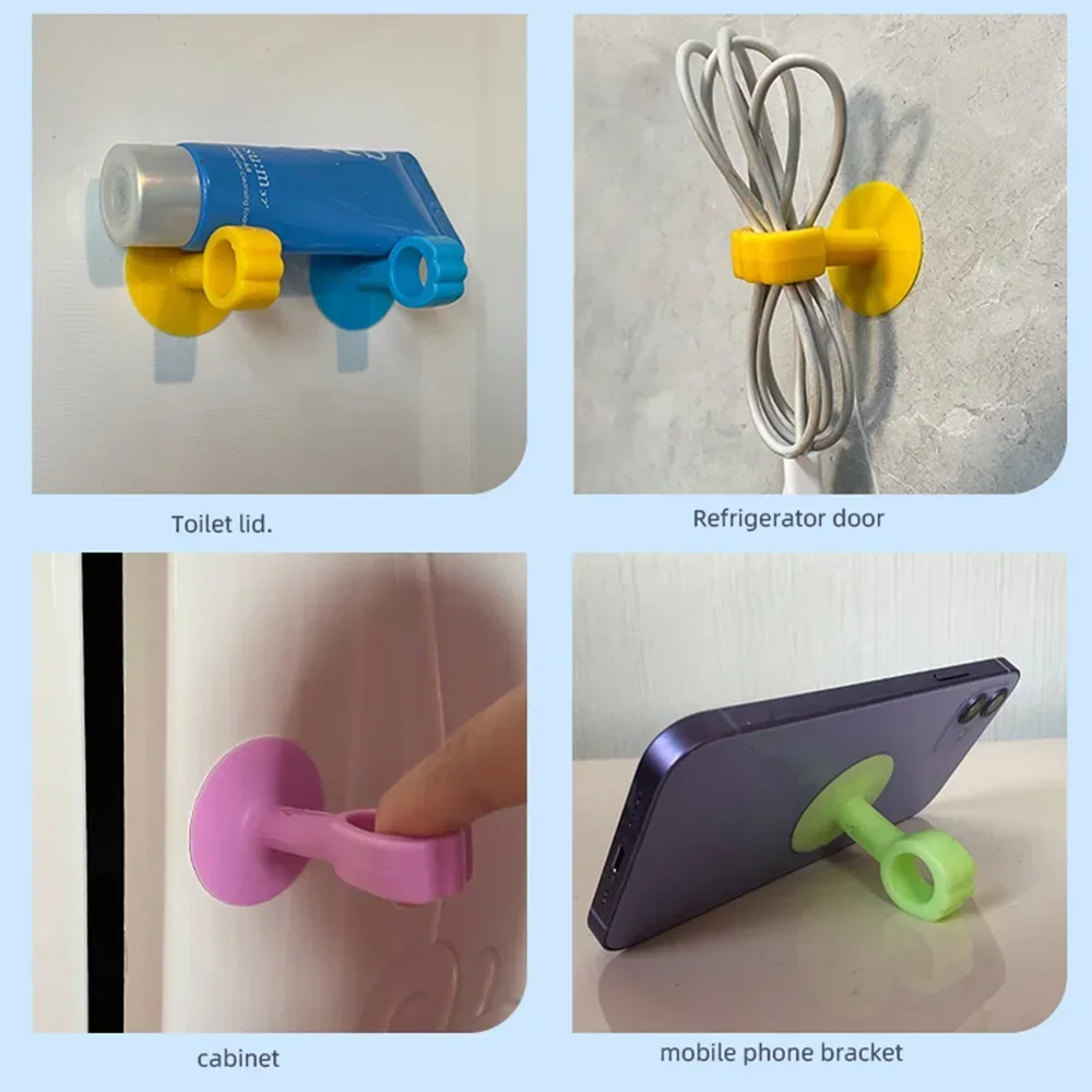 Silicone Anti-Collision Door Stopper Suction Cup Type Door Handle Cover Silence Protection Pad Wall Protection Doorknob Bumper door knob covers door handle covers