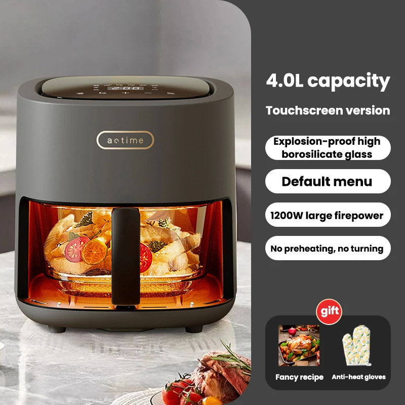 Digital Air Fryer HAEGER Cook Mate - 5 L, 8 Programmes, 1200W, Digital  Control - HAEGER Home Appliances