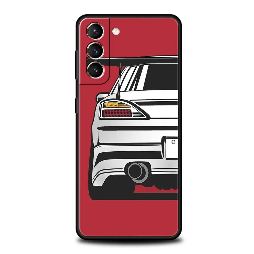 Japan JDM Sports Car Silicone Phone Case - Sleek Protective Cover
