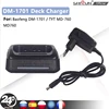 Deck Charger Baofeng DM-1701 Walkie Talkie Battery Charger EU/US/USB/AU Plug For TYT MD-760 MD760 Ham Two Way Radio Accessories 1