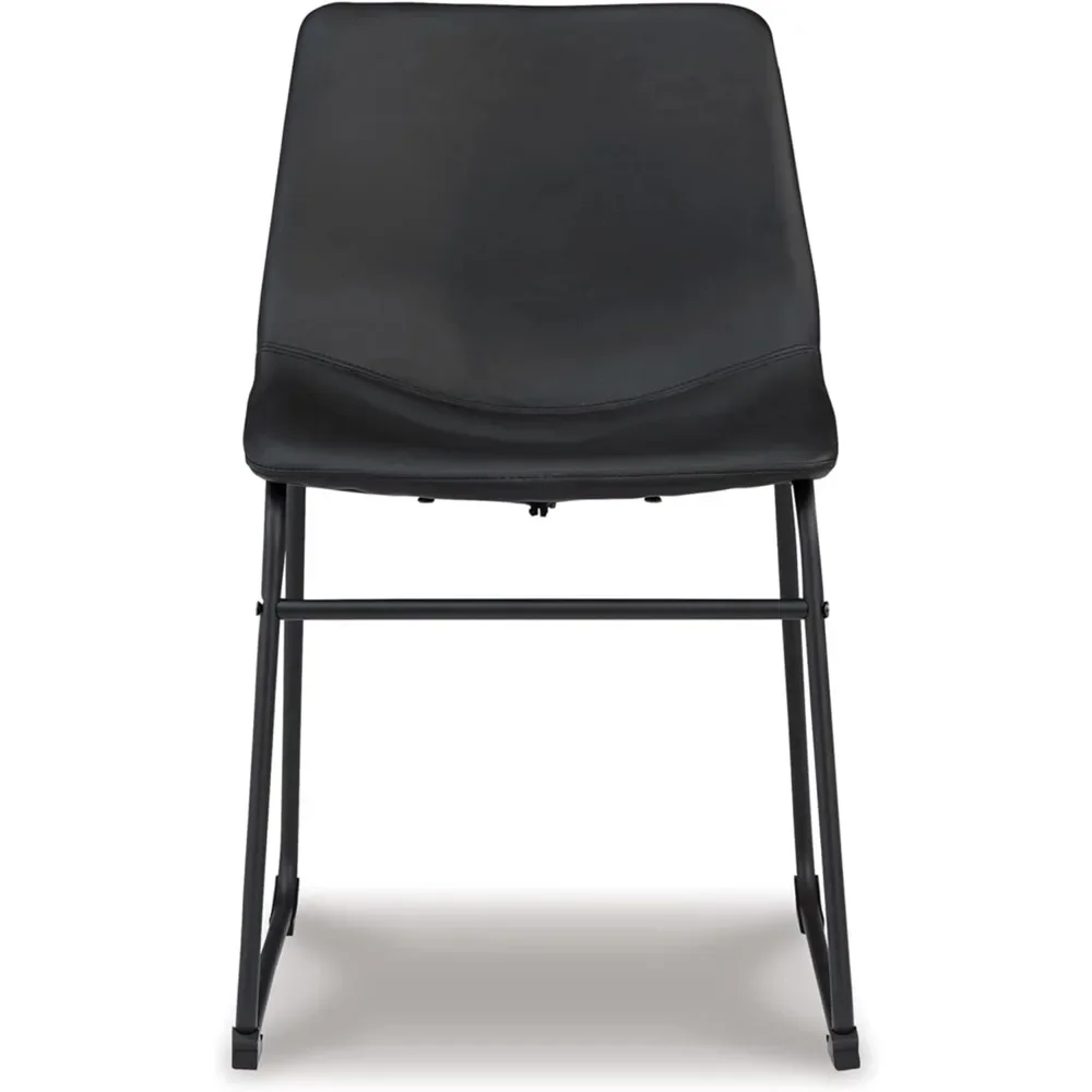 Centiar Mid Century Dining Room Bucket Chair, 2 Count, Black 4