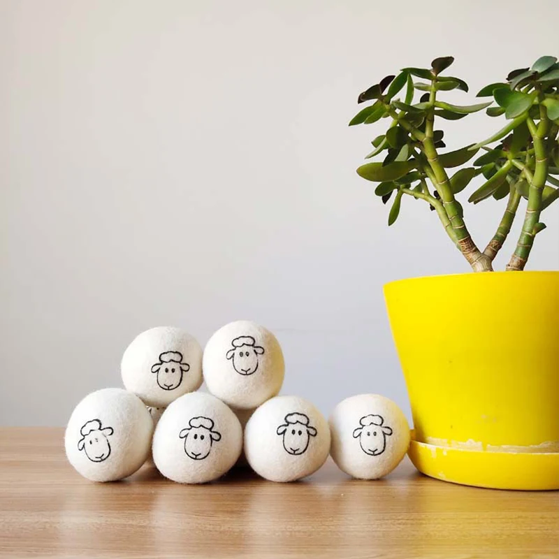 6pcs New Type Drying Wool Ball Household Drying Clothes Washer Dryer Anti-entanglement Special Ball Clothes laundry ball