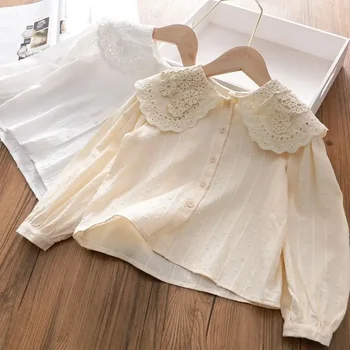Girls Lace Collar Blouse 1