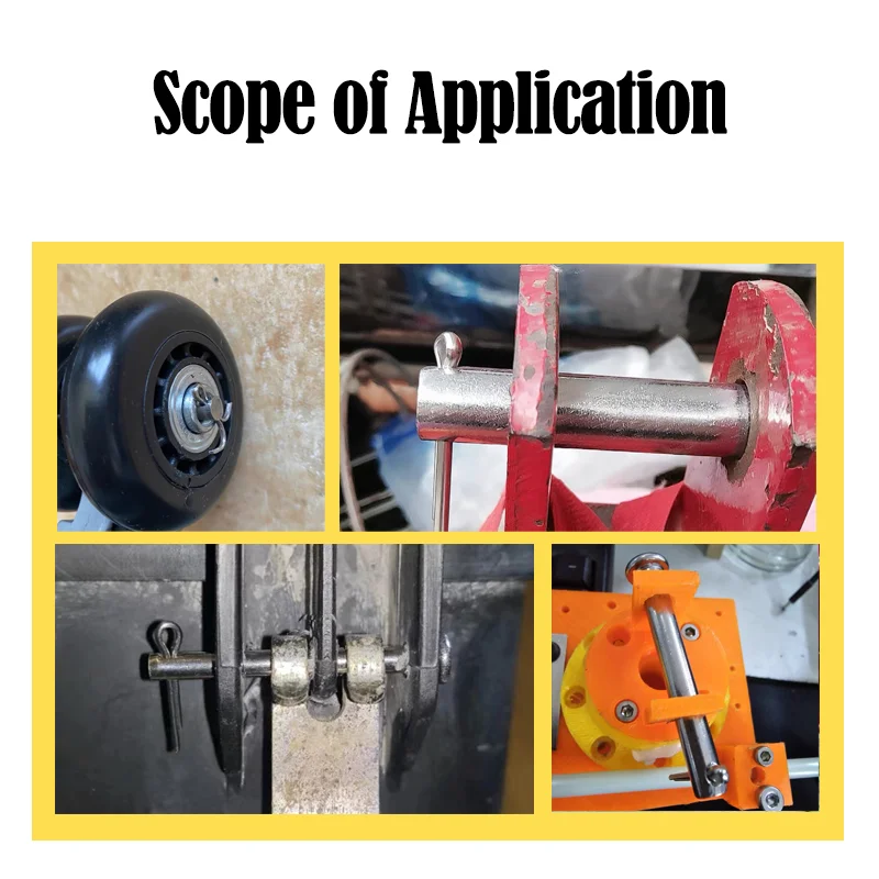 M3 M4 M5 M6 M8 M10 304Stainless Steel 304 Shaft Flat Head Pins with Hole Positioning Cylindrical Clevis Bolt328