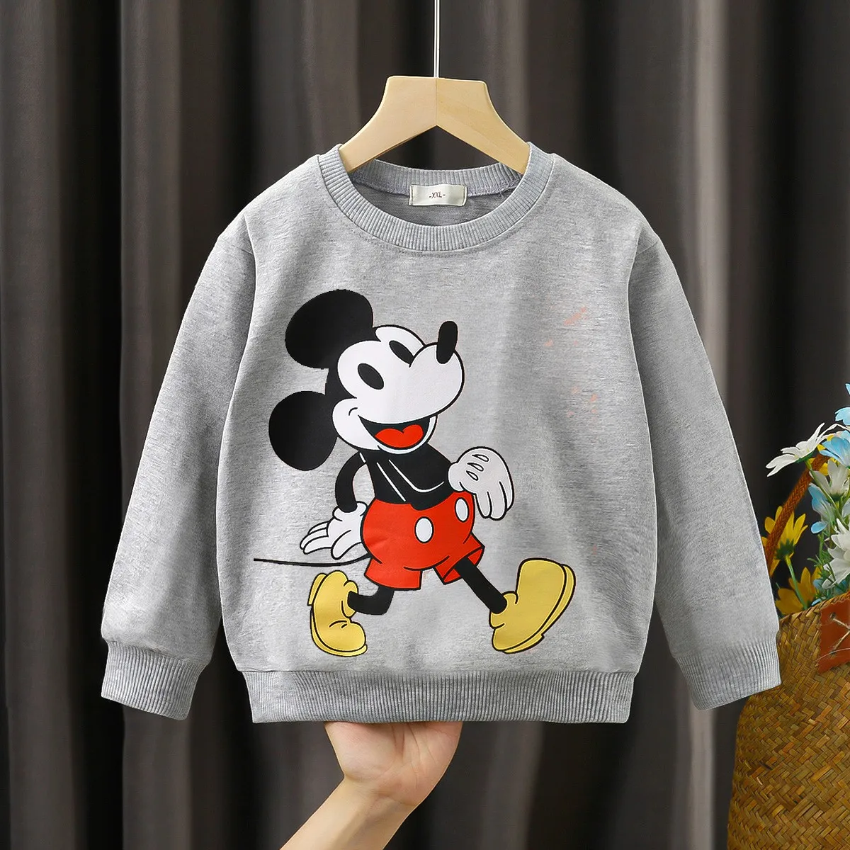 Kids Sweatshirt Baby Kids Costume Cartoon Character Tee Tops Shirts For Girl Boy Autumn Spring