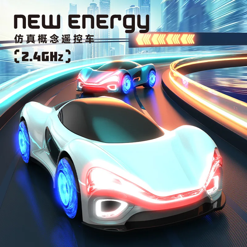 New Energy ConceptrcDrift Remote Control Car Gesture Induction Streamer Concept Stunt Car Long Endurance Charging Pile