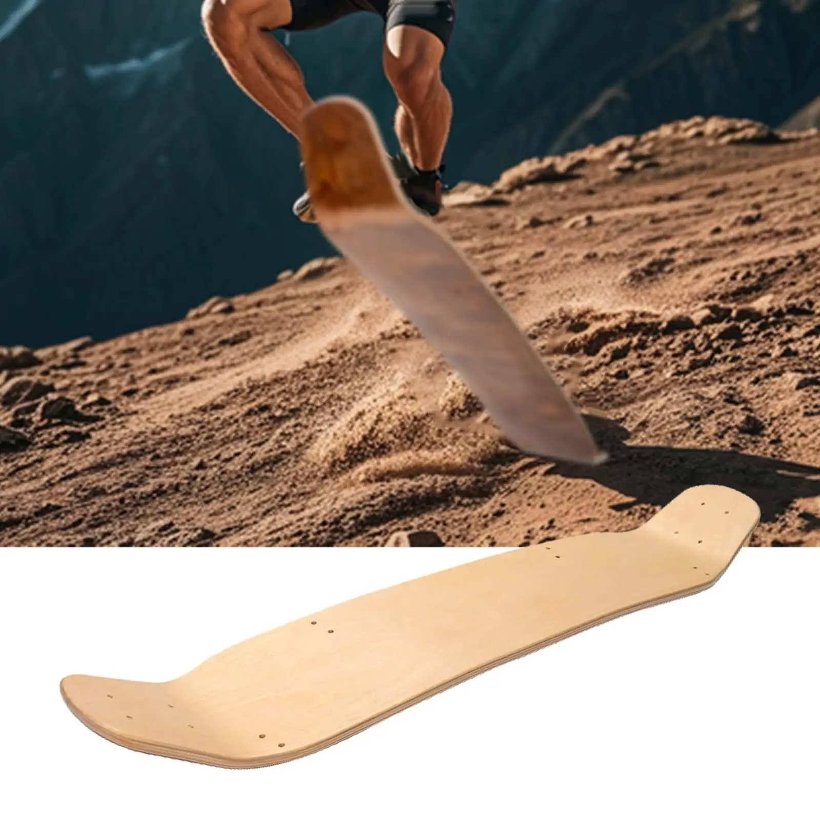 Skateboard Deck Sturdy Eco Friendly Pre Holes 36.22'' x 8.66'' Electric Mountain Skateboard Deck Sturdy Eco Friendly Pre Holes 36.22'' x 8.66'' Electric Mountain