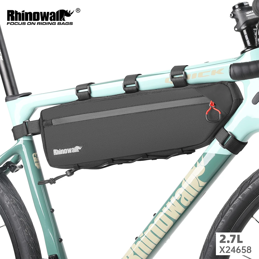 Alforja Bicicleta Rhinowalk-bolsa Triangular Para Cuadro De