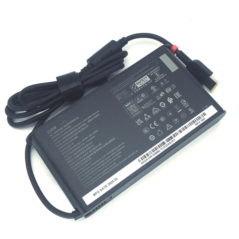 레노버 리전 5 7 Y540 Y545 Y730 Y740 Y900 Y910 Y7000용  230W 노트북 충전기 AC 어댑터 20V 11.5A
