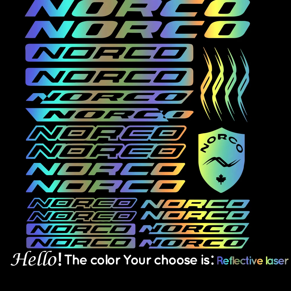 norco bike decals