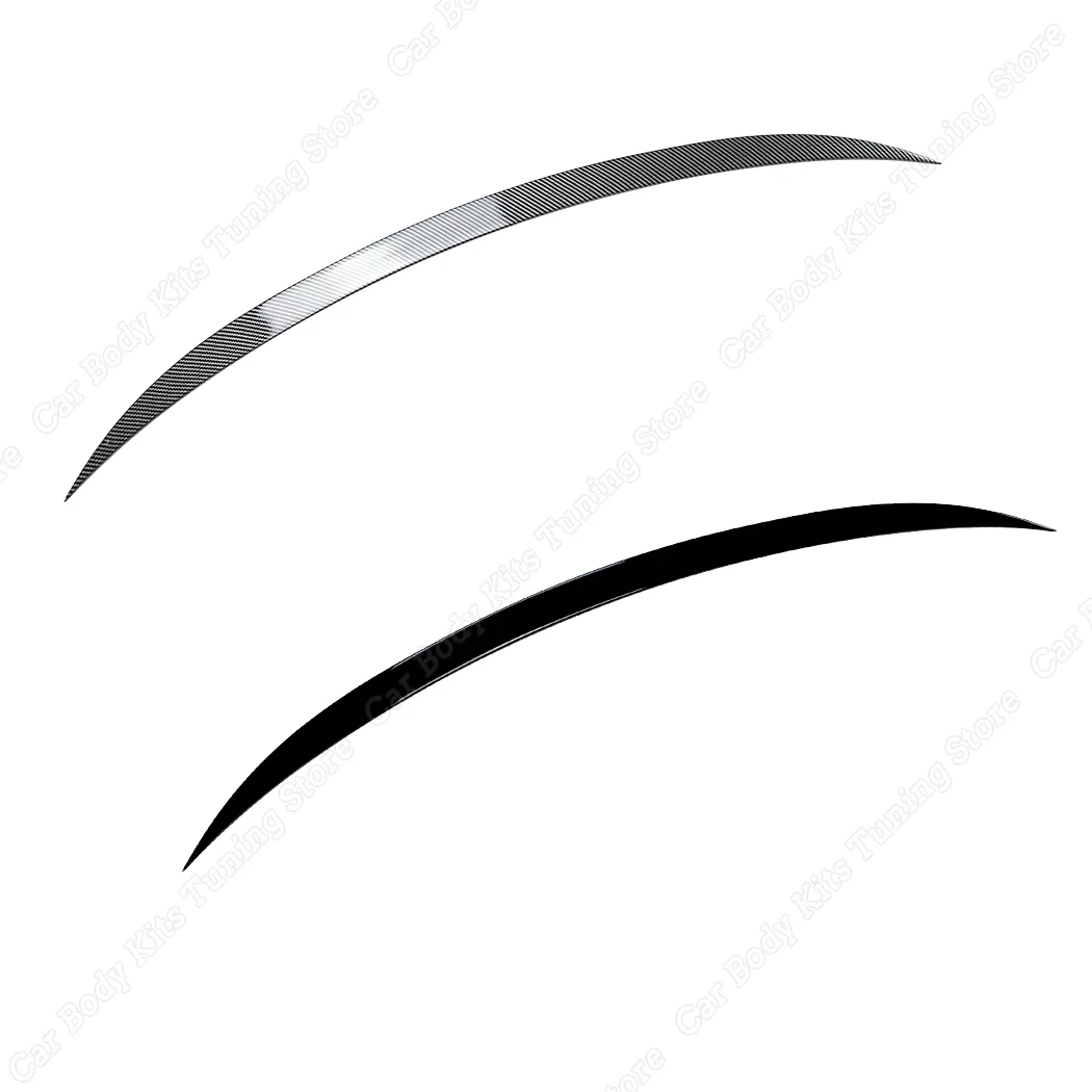 메르세데스 벤츠 E 클래스 에스테이트 S214 투어링 2024 + 자동차 리어 스포일러 트렁크 뚜껑 윙 스플리터 립 장식 키트, 글로스 블랙