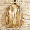 Men's Sets Shiny Metallic Suits Adult Disco 2 Piece Outfit Jacket Pants Halloween Dress Up Nightclub Dance Rave Cosplay Costume 3
