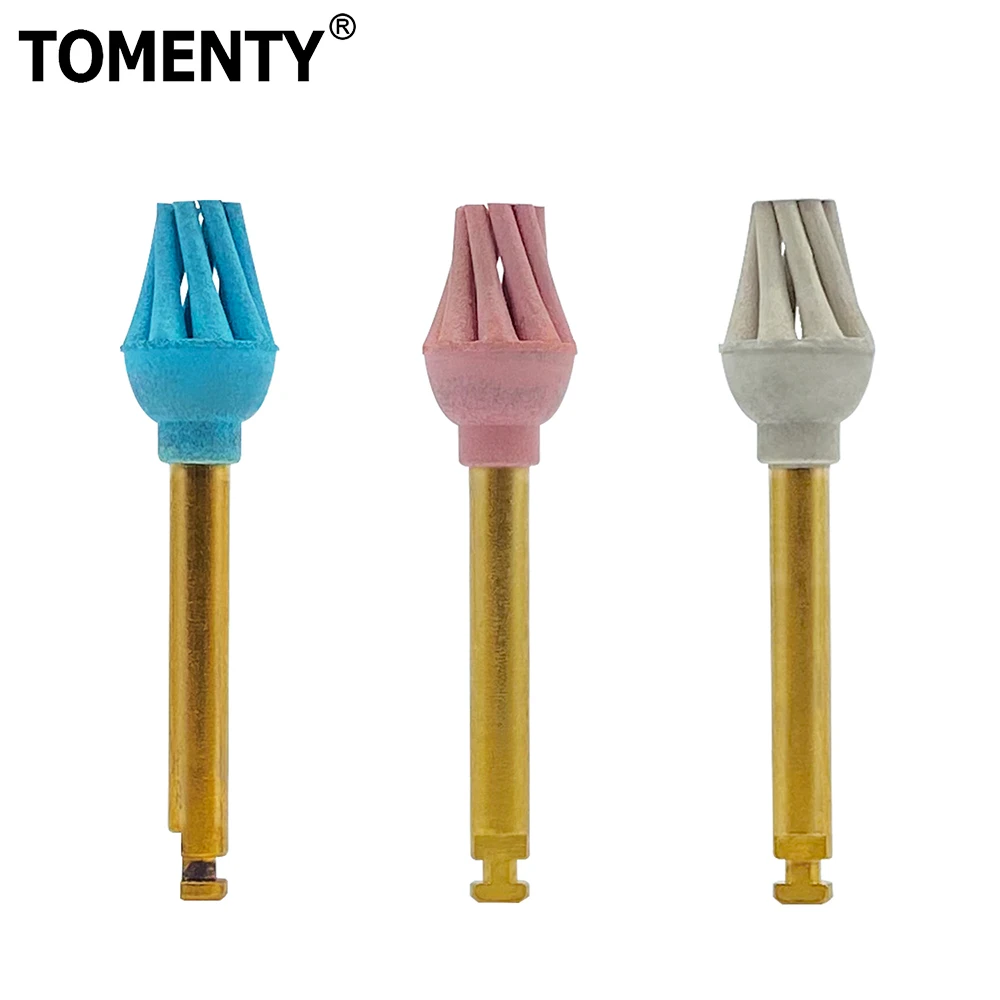 

3pcs TOMENTY Dental Rubber Diamond Polisher For Composite Polishing RA Dentist Consumables Dentistry Lab Tools Helicoid