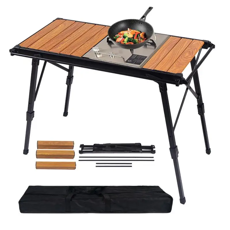 

Portable Picnic Table Beach Picnic Table For Camping Ultralight Collapsible Table Portable Table Aluminum Alloy Height