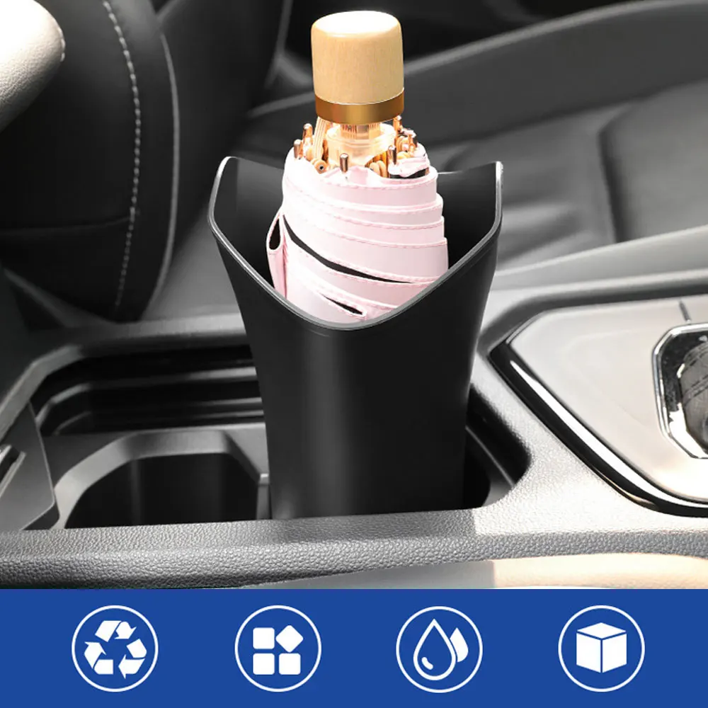Umbrella Storage Muliti-purpose Car Storage Holder for Umbrella Beverage Trash Box Holder Auto Garbage Cup