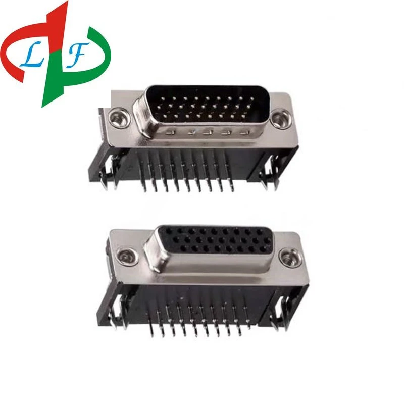 5 Pz/Lotto D-Sub Db26 Hdr26 Connettore Maschio/Femmina Spina 26 Pin 3 File Terminale Ad Angolo Retto Breakout
