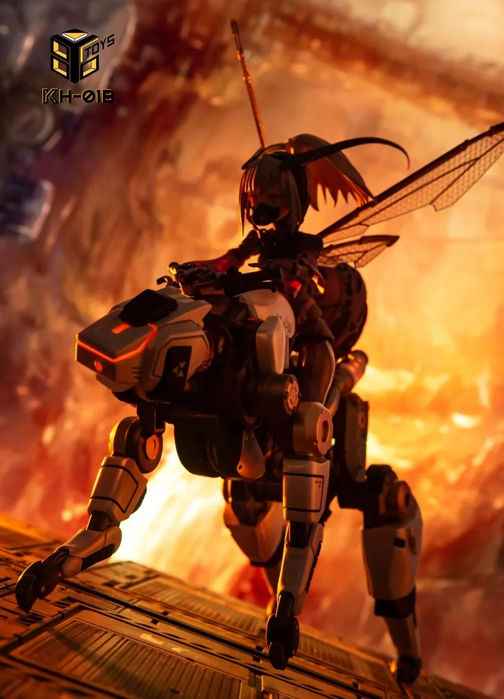 

86toys 1/12 Battlefield Mechanical Beast Mechanical Wolf Mount Can Be Paired With The Same Proportion Of Machine Girl Toys Gifts