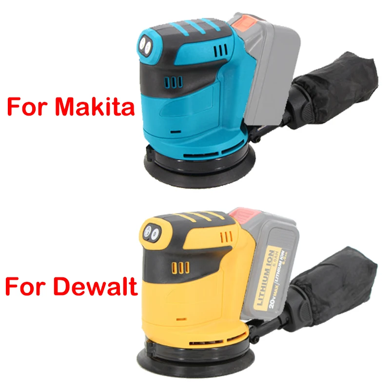 Per Makita Per Dewalt Levigatrice Orbitale Elettrica Cordless Levigatrice Per Legno Levigatrice Abrasiva A 3 Velocità