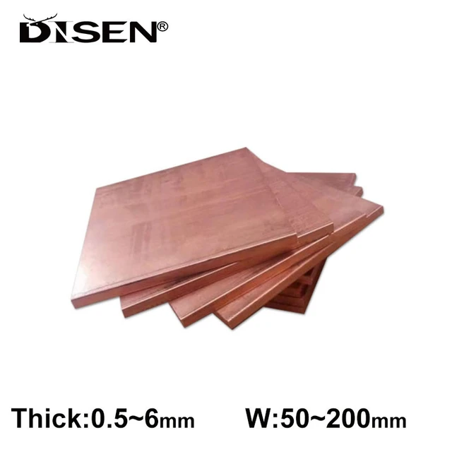 99.9% Copper Sheet T2 Copper Plate Pure Copper Cu Metal  100*100mm,200*200mm,300*300mm - AliExpress