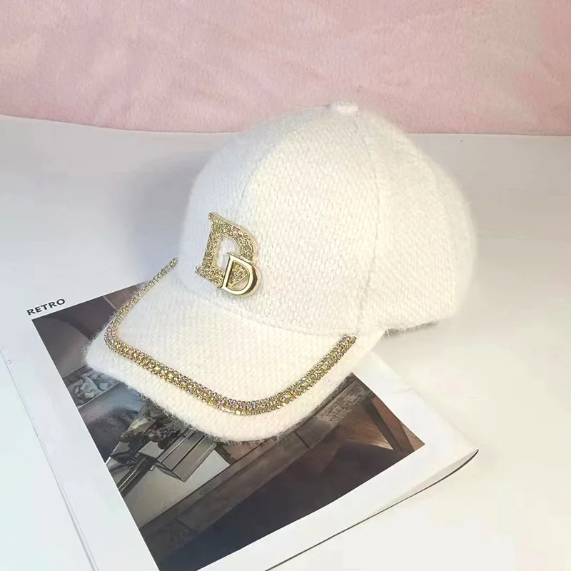 Herbst- und Wintermode für Damen, Buchstabenhüte, Mützen, Baseballmützen, kleiner Duft, hochwertiges Gesicht, kleine Wilds, Sonnenschirme_voghion.com