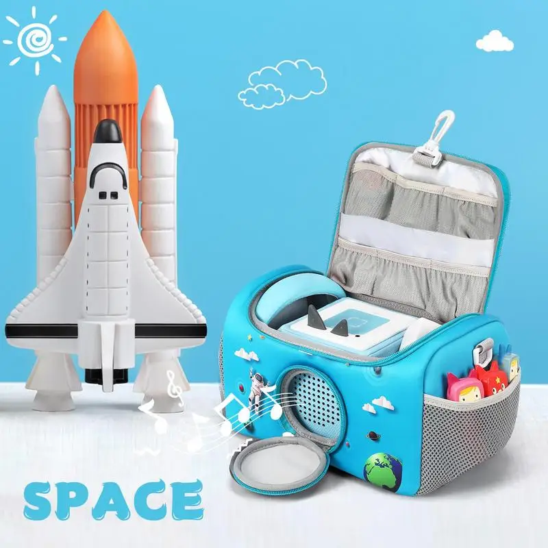 토니박스용 오디오 플레이어 운반 상자, 휴대용 운반 가방, 교육용 뮤지컬 장난감 보관 정리함, 토니 피규어