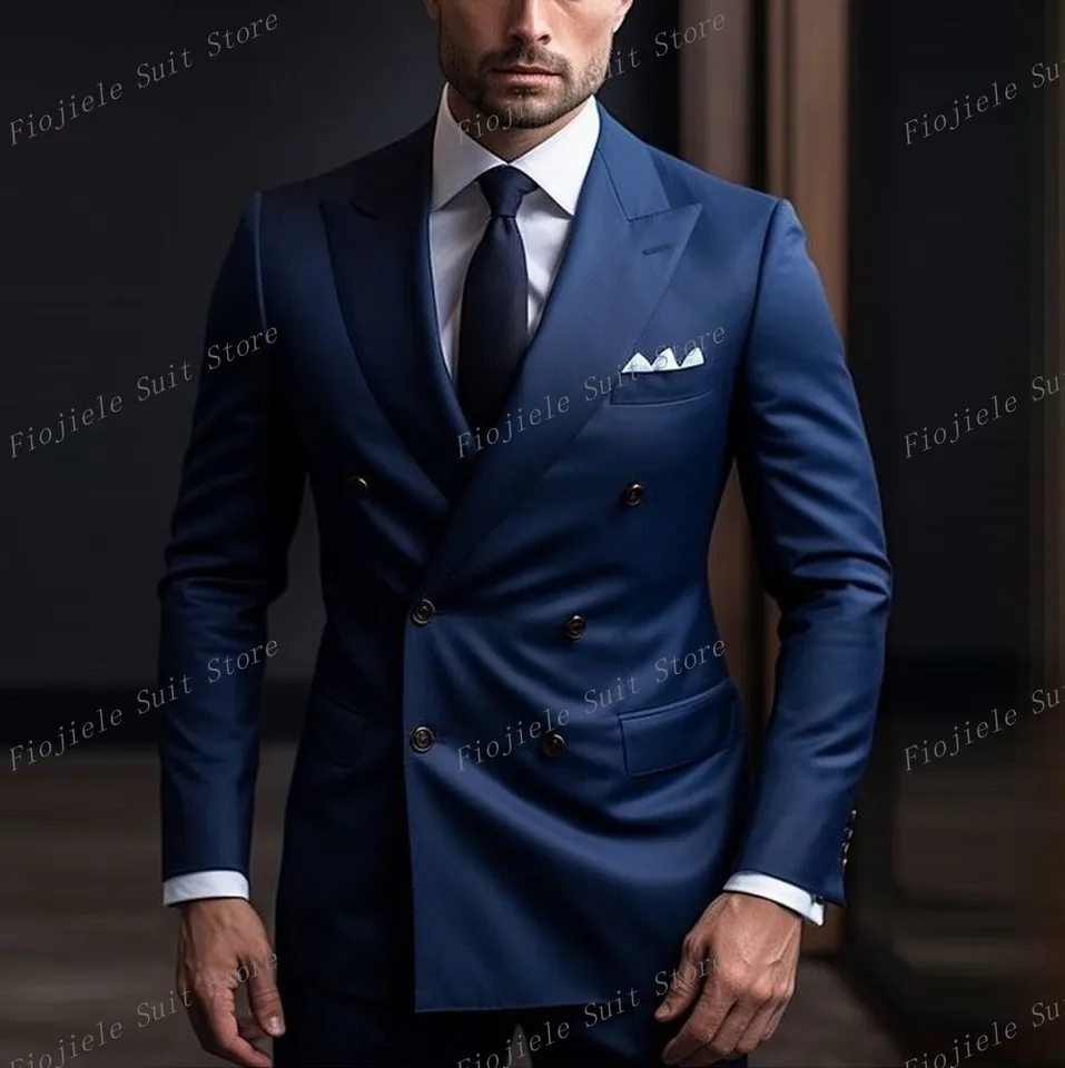 2-teiliger Herrenanzug Set - Blazer Und Hose Für Business & Party