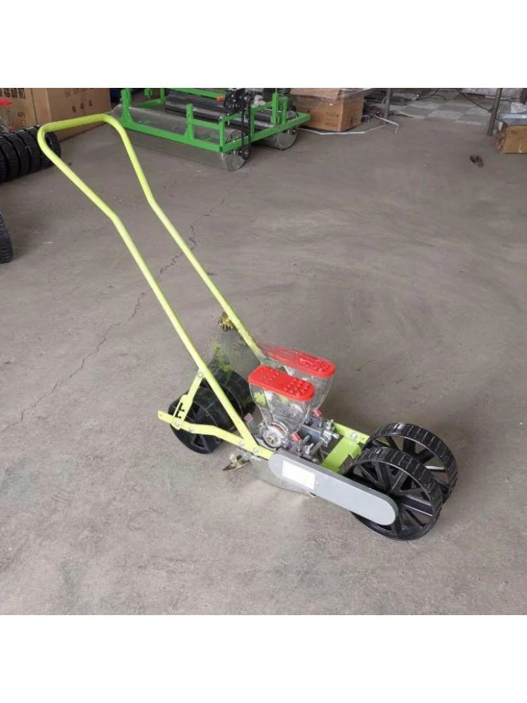 

Новинка, многофункциональная электрическая Точная сеялка для овощей ручным нажимом, шальлот, кориандр, редис, точная сеялка