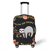 Funny Slow Sloth Print Luggage Cover for Travelling Anti-dust Suitcase Covers Elastic Trolley Case Protective Cover 3