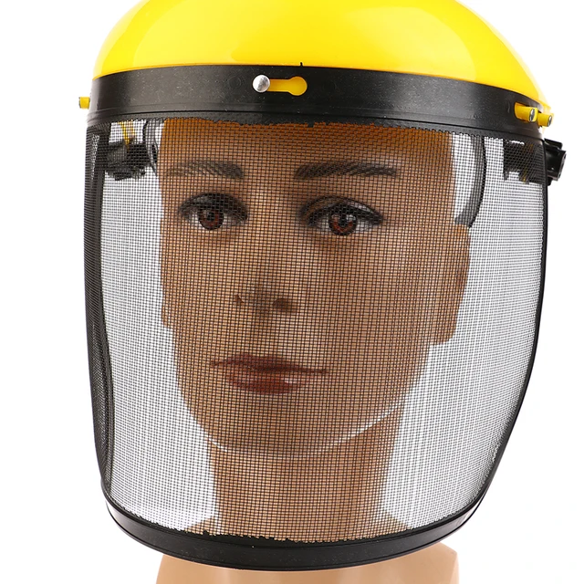 Casco Forestale Professionale 6 In 1 | Protezione Udito E Viso | Per Motosega E Decespugliatore | Giallo - Foto 3
