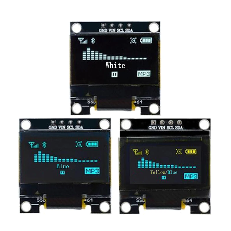 0.96" 128X64 OLED LCD LED Display Module I2C IIC Communicate For arduino display module,lcd display module,oled display module,led display