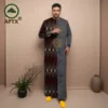 APTX Men's Muslim Fashion Jubba Thobe Robe Single-Breasted Loose Fit Embroidered Casual Wedding Church Outfit 2514013