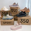 Breathable Knitted Sports Shoes For Women's Couples Soft Bottom Running Flats Eva Insole Rubber Upper Summer Season 1