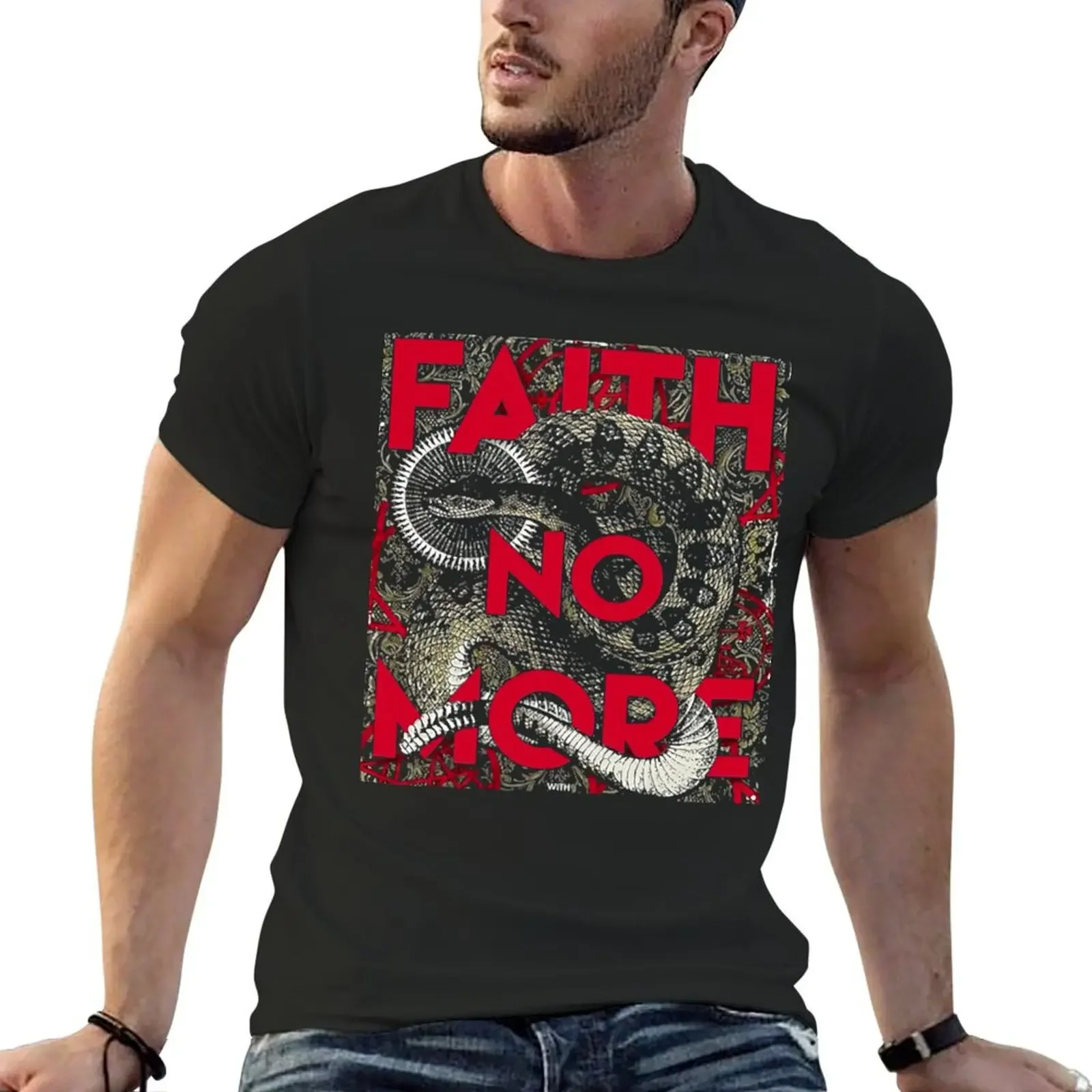 

Retro Faith No Mores Vaporware Image Beautiful T-shirt blacks cute tops fruit of the loom mens t shirts