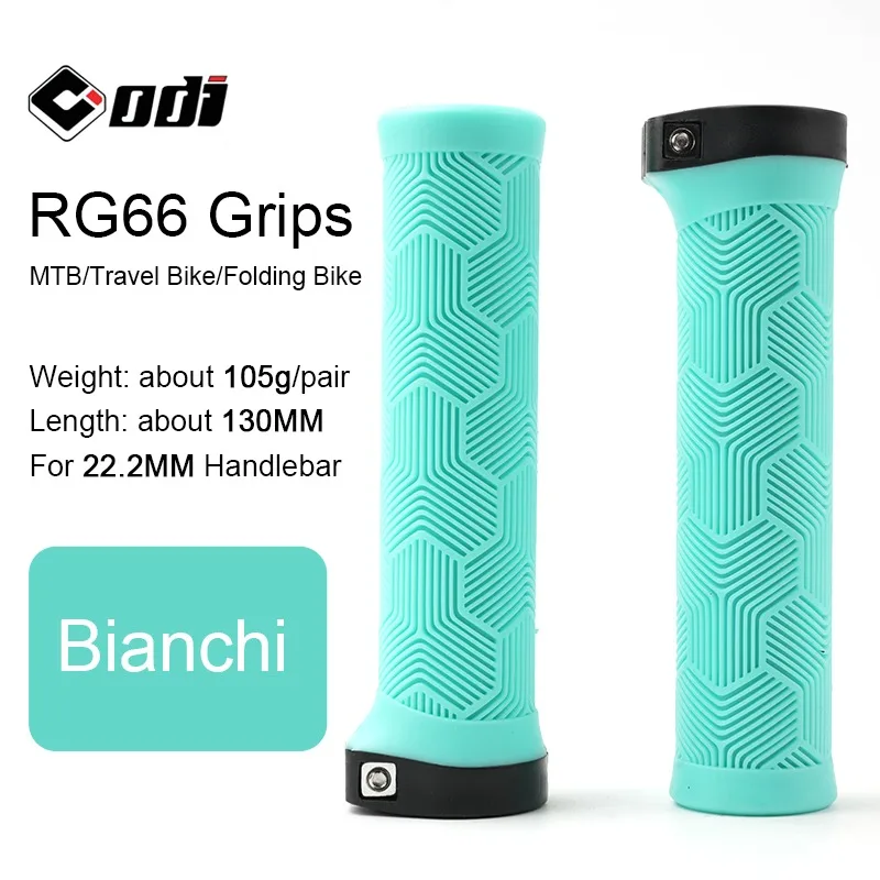 ODI Bike Grip Rubber Soft Bicycle Handlebar Grips Non-slip MTB Grips Waterproof MTB Cuffs Lock on Bike Handle Mountain Grip bike handle grips