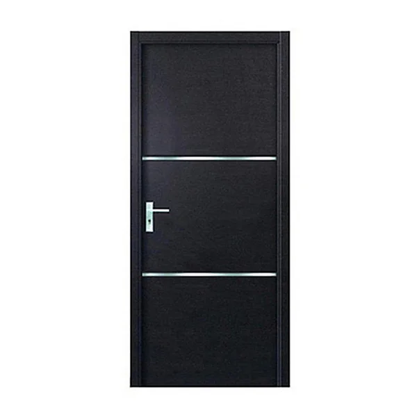 Delicate appearance villa painting cheaper wood black solid core home room hotel slab interior flush wooden internal doors 4