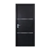 Delicate appearance villa painting cheaper wood black solid core home room hotel slab interior flush wooden internal doors 4